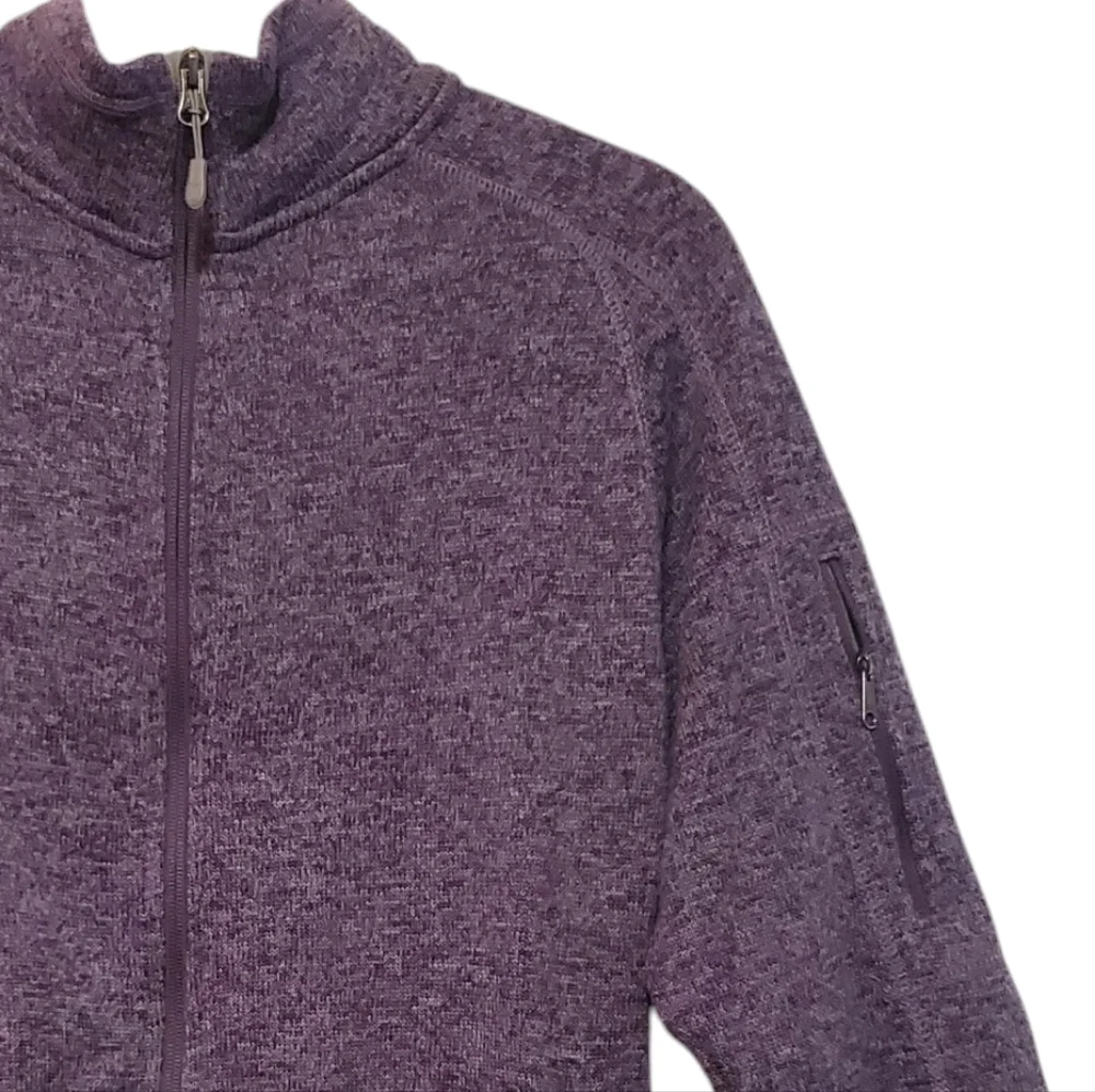 White Sierra Sweater Fleece Jacket Full-Zip - Picture 3 of 9